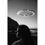 Люстра круглая с прозрачной хрустальной рамкой Maude Crystal Light варинант исполнения - 14 | Loft Concept в Грозном