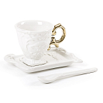 Кофейная пара Seletti I-Coffee Gold варинант исполнения - 1 | Loft Concept в Грозном