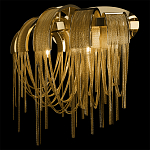 Бра с металиическими цепочками и дугообразными элементами Atlantis Chain варинант исполнения - 10 | Loft Concept в Грозном