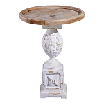 Приставной столик с резным античным узором Antique Engraving варинант исполнения - 1 | Loft Concept в Грозном