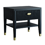 Прикроватная тумбочка с ящиком Elsa Dreams Black варинант исполнения - 6 | Loft Concept в Грозном