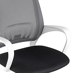 Офисное кресло с основанием из белого пластика Desk chairs Black варинант исполнения - 6 | Loft Concept в Грозном