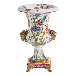 Ваза из фарфора с бронзовыми Овнами Bronze Aries варинант исполнения - 2 | Loft Concept в Грозном