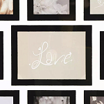 Рамка для 9-ти фотографий квадратная Moment Forever варинант исполнения - 3 | Loft Concept в Грозном