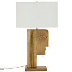 Настольная лампа с прямоугольным белым абажуром Skillful Face варинант исполнения - 5 | Loft Concept в Грозном