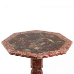 Кофейный стол из натуральных камней Лемезит и Яшма Natural Stone Tables варинант исполнения - 24 | Loft Concept в Грозном