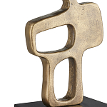 Настольная лампа с фигурным каркасом и прямоугольным тканевым абажуром Brutalist Profile варинант исполнения - 1 | Loft Concept в Грозном