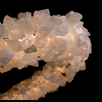 Люстра кольцевая из натурального горного хрусталя Harmonious Crystal Circles варинант исполнения - 3 | Loft Concept в Грозном