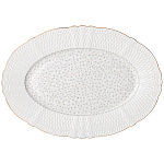 Обеденный сервиз белого цвета из фарфора на 6 персон 23 предмета Floral Charm варинант исполнения - 2 | Loft Concept в Грозном