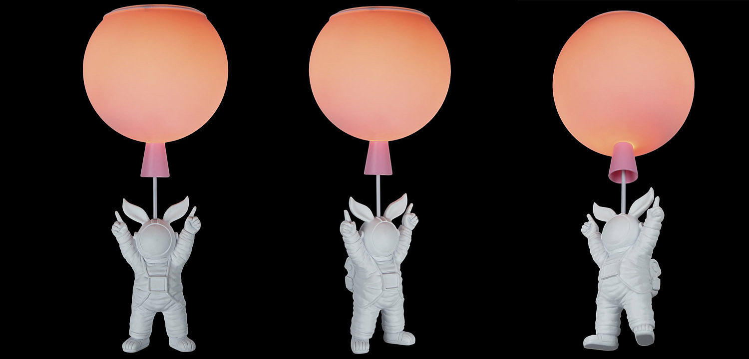Потолочный светильник Cosmonaut pink ball Потолочный светильник Cosmonaut pink ball - Loft-Concept в Грозном