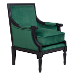 Кресло Harry Armchair black and green velour варинант исполнения - 1 | Loft Concept в Грозном