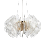 Люстра с декором в виде крупных рельефных лепестков 80 см Ethereal Bloom варинант исполнения - 1 | Loft Concept в Грозном