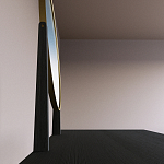 Туалетный Стол с зеркалом Primo Черный дуб варинант исполнения - 6 | Loft Concept в Грозном