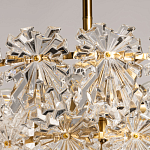 Люстра многоярусная с объемными прозрачными цветами Hanging Flowers варинант исполнения - 6 | Loft Concept в Грозном