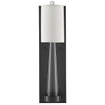 Бра на прозрачном штативе с тканевым абажуром в форме цилиндра Conciseness варинант исполнения - 4 | Loft Concept в Грозном