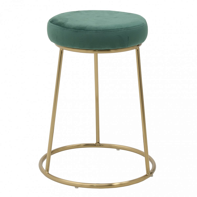 Барный стул Green Button Зеленый Золотой в Грозном | Loft Concept 
