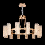 Люстра круглая с текстурными цилиндрическими плафонами Glimpse варинант исполнения - 6 | Loft Concept в Грозном