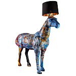 Большой Торшер Лошадь с ручной авторской росписью Feral Stallion варинант исполнения - 2 | Loft Concept в Грозном