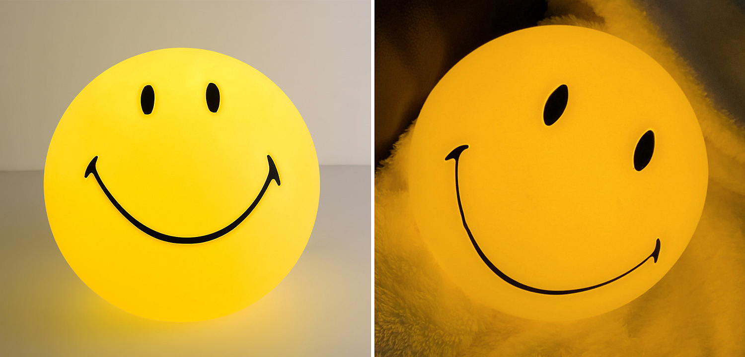 Настольная лампа-Ночник Веселый Смайлик Harvey Ross Ball Table Lamp Настольная лампа-Ночник Веселый Смайлик Harvey Ross Ball Table Lamp - Loft-Concept в Грозном