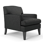 Мебельная ткань Шенилл черный цвет 138 см T4-35 варинант исполнения - 5 | Loft Concept в Грозном