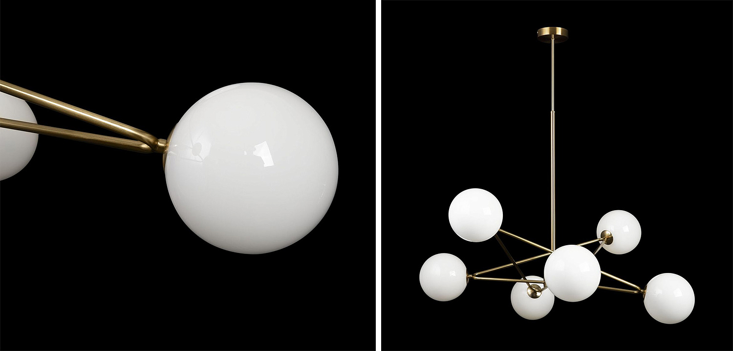 Люстра Chandelier Constellation Orbs White Люстра Chandelier Constellation Orbs White - Loft-Concept в Грозном