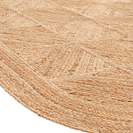 Ковер из джута квадратный с закругленными краями Atlas варинант исполнения - 2 | Loft Concept в Грозном