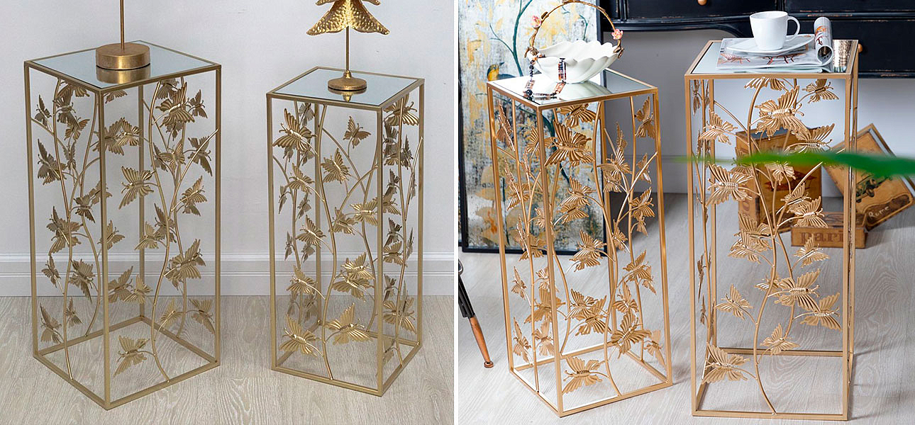 Столик на металлическом основании Golden Butterflies Столик на металлическом основании Golden Butterflies - Loft-Concept в Грозном