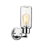 Бра с цилиндрическим прозрачным плафоном из стекла с пузырьками Elstead Lighting варинант исполнения - 1 | Loft Concept в Грозном