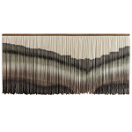 Пейзаж из нитей Макраме Wall decor Black and White Landscape варинант исполнения - 6 | Loft Concept в Грозном