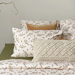 Чехол на подушку с макраме бежевого цвета Macrame варинант исполнения - 6 | Loft Concept в Грозном