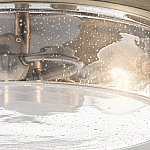 Потолочный светильник с прозрачным стеклянным плафоном с эффектом пузырьков Kichler варинант исполнения - 4 | Loft Concept в Грозном