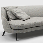 Мебельная ткань Шенилл серо-голубой цвет 142 см T4-47 варинант исполнения - 6 | Loft Concept в Грозном