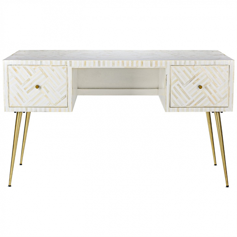 Стол Cream Indian Bone Inlay table Кремовый Стол Cream Indian Bone Inlay table Кремовый в Грозном | Loft Concept