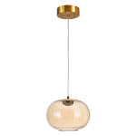 Подвесной светильник с янтарным рифленым стеклянным плафоном Ferm Living варинант исполнения - 2 | Loft Concept в Грозном