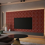 Гипсовая 3D панель с принтографией PM-11 варинант исполнения - 1 | Loft Concept в Грозном