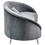 Диван с мягкой обивкой из ткани серый Ethan Sofa варинант исполнения - 1 | Loft Concept в Грозном