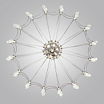 Люстра подвесная из металла с прозрачными подвесками из хрусталя Quasar 93 варинант исполнения - 11 | Loft Concept в Грозном