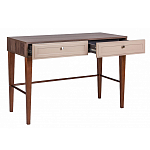 Стол письменный из массива бука с 2-мя ящиками бежевый Wenge Light варинант исполнения - 3 | Loft Concept в Грозном