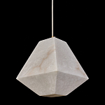 Подвесной светильник с фигурным плафоном Stone Prism варинант исполнения - 6 | Loft Concept в Грозном