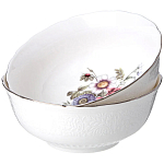 Обеденный сервиз из фарфора с рисунком цветов на 6 персон 23 предмета Garden Whisper Porcelain Set  варинант исполнения - 5 | Loft Concept в Грозном