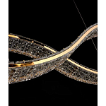 Люстра волнистой формы с фактурным хрустальным плафоном Light Delight варинант исполнения - 6 | Loft Concept в Грозном