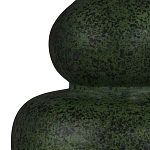 Настольная лампа зеленая с тканевым абажуром Splashes of Green Moss варинант исполнения - 1 | Loft Concept в Грозном