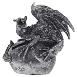 Декоративная статуэтка Дракон Silver Dragon Statuette варинант исполнения - 3 | Loft Concept в Грозном