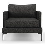 Мебельная ткань Шенилл темно-серый цвет 138 см T4-40 варинант исполнения - 6 | Loft Concept в Грозном