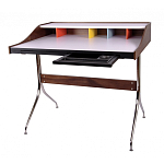 Письменный стол с 2-мя чёрными выдвижными ящиками и нишей с цветными разделителями Ballan варинант исполнения - 1 | Loft Concept в Грозном