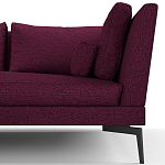 Мебельная ткань Шенилл фиолетовый цвет 138 см T4-27 варинант исполнения - 2 | Loft Concept в Грозном