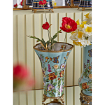 Ваза со стрекозой из фарфора с бронзовыми элементами Paradise Dragonfly варинант исполнения - 5 | Loft Concept в Грозном