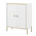 Тумба белая с двумя дверками и полками Antique Order варинант исполнения - 1 | Loft Concept в Грозном