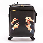 Чемодан дорожный SELETTI Travel Kit Trolley Lipstick Black варинант исполнения - 1 | Loft Concept в Грозном