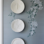 Обои ручная роспись Jasmine Standard colourway on Wood Ash slub silk варинант исполнения - 3 | Loft Concept в Грозном